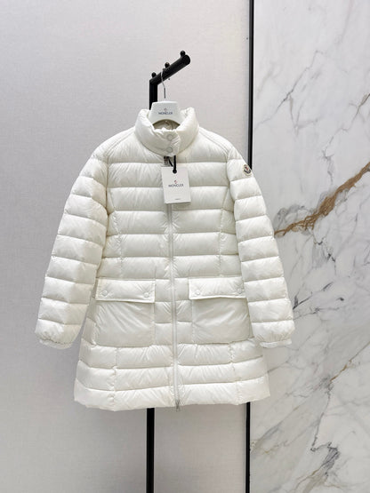 26Latest Autumn/Winter Mid-Length Stand-Collar Down Coat