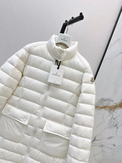 26Latest Autumn/Winter Mid-Length Stand-Collar Down Coat