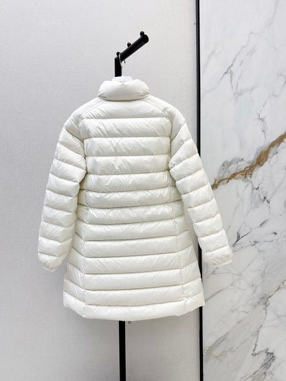 26Latest Autumn/Winter Mid-Length Stand-Collar Down Coat