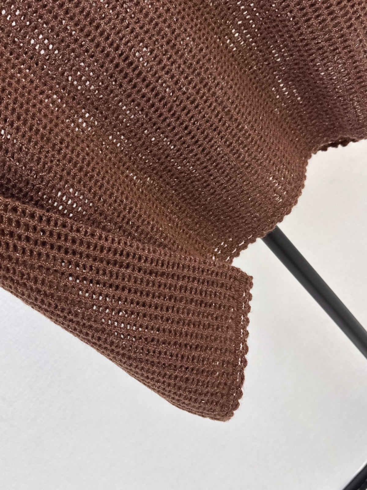 26Latest Autumn/Winter Open-Knit Collared Sweater
