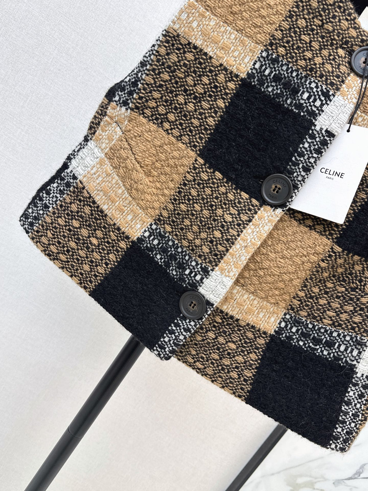 26Latest Autumn/Winter Vintage Plaid Tweed Vest