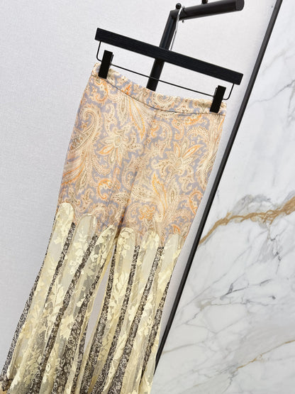 26Latest Early Spring Resort Collection: Lace-Paneled Straight-Leg Trousers