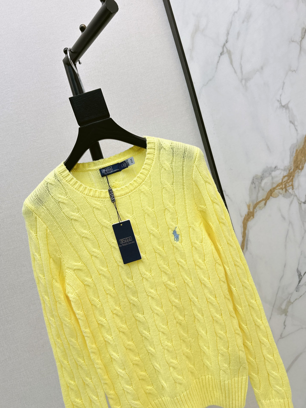 26Latest Autumn/Winter Long-Sleeve Crew-Neck Knit Sweater with Pony Embroidery
