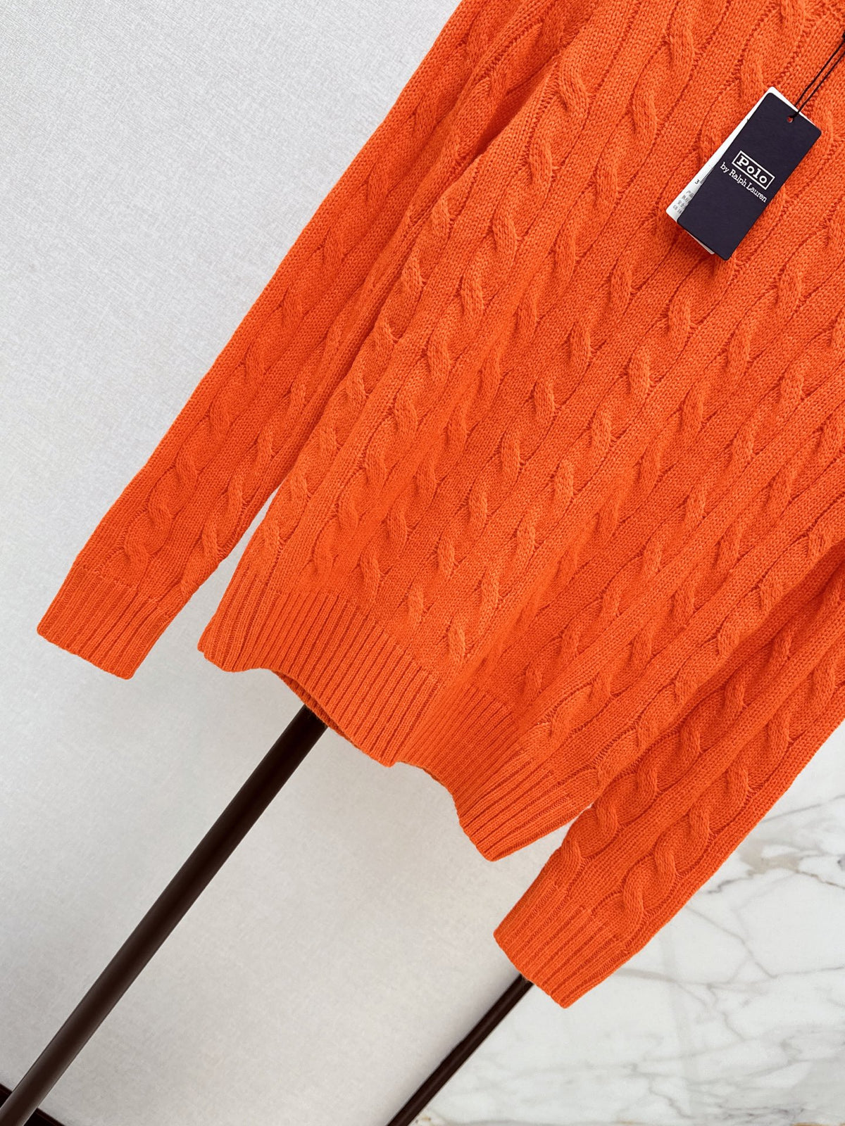 26Latest Autumn/Winter Long-Sleeve Crew-Neck Knit Sweater with Pony Embroidery