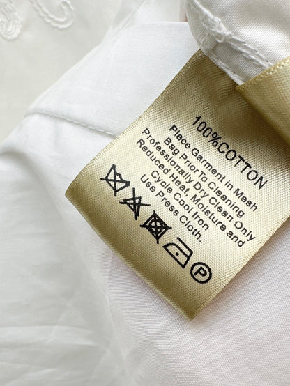 26Latest Autumn/Winter Ethnic-Style Embroidered White Shirt