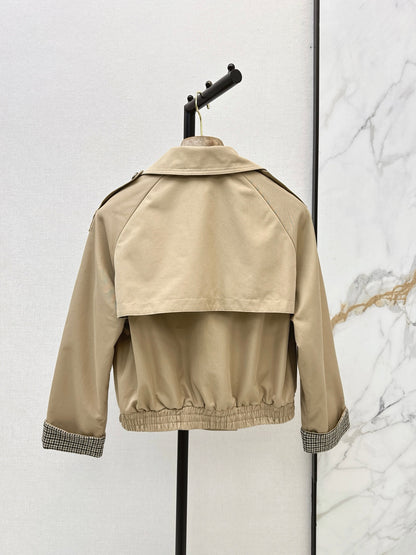 26Latest Autumn/Winter Cropped Trench Jacket