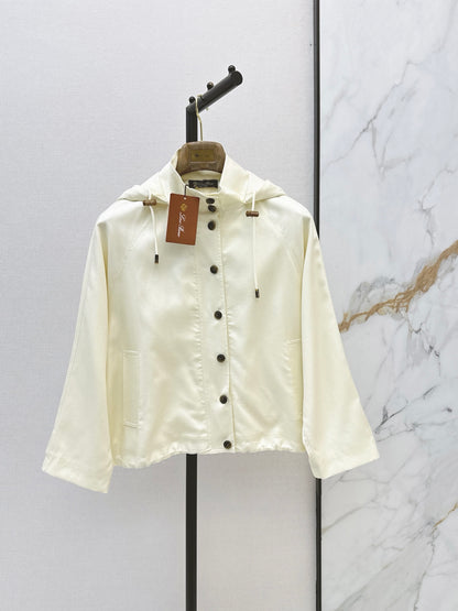 26Latest Autumn/Winter Loose-Fit Hooded Jacket in Soft Beige-Apricot