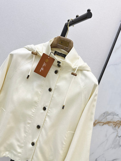 26Latest Autumn/Winter Loose-Fit Hooded Jacket in Soft Beige-Apricot