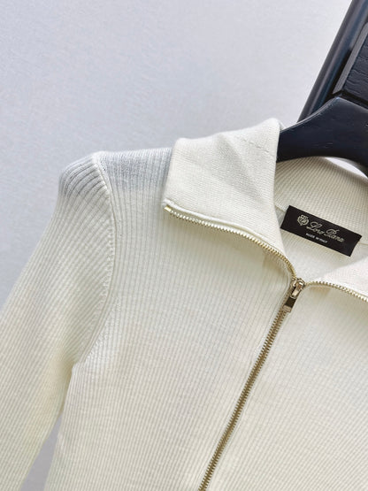26Latest Autumn/Winter Half-Placket Wool Knit Top