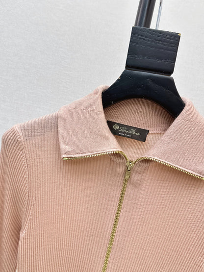 26Latest Autumn/Winter Half-Placket Wool Knit Top