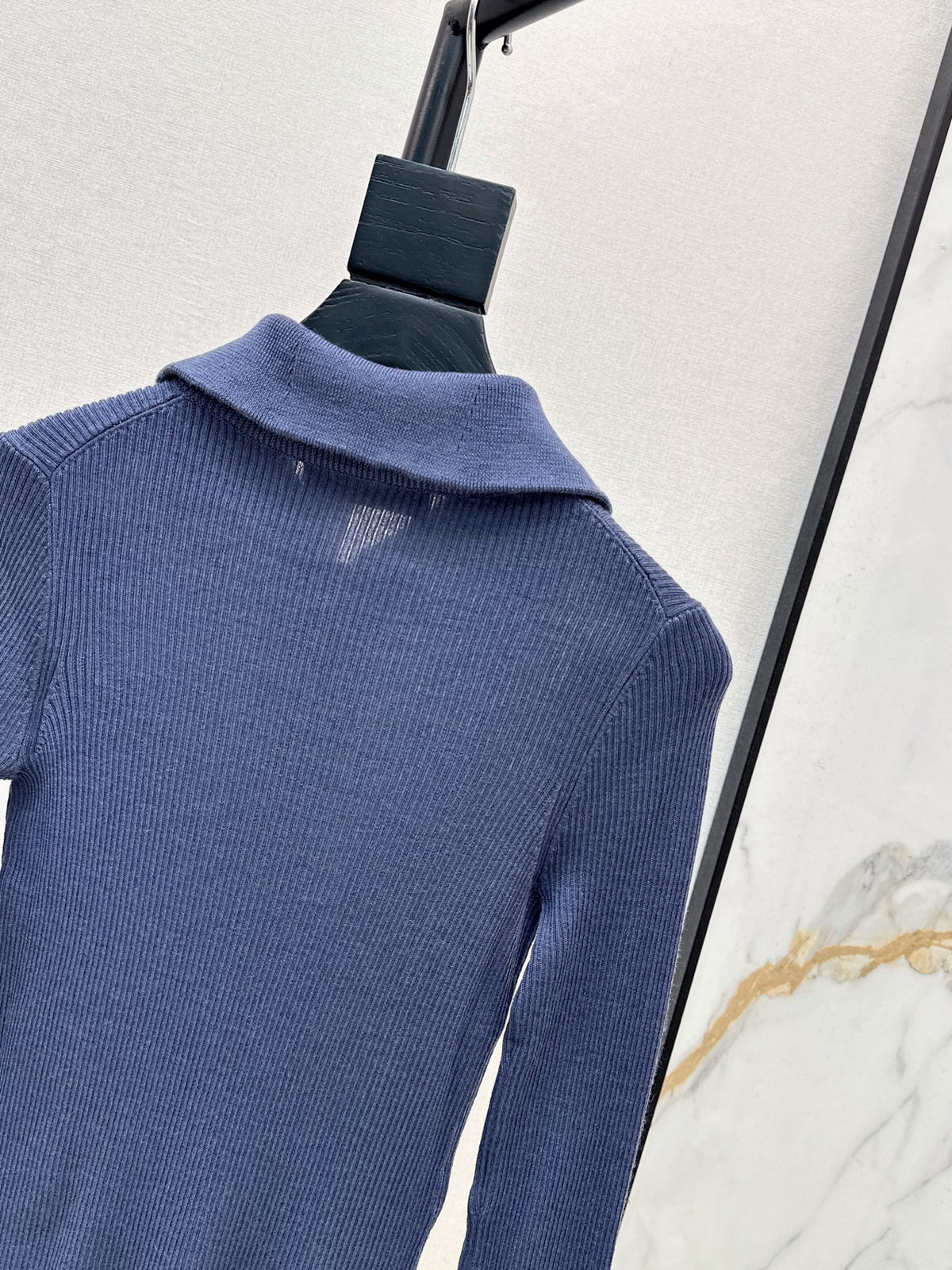 26Latest Autumn/Winter Half-Placket Wool Knit Top
