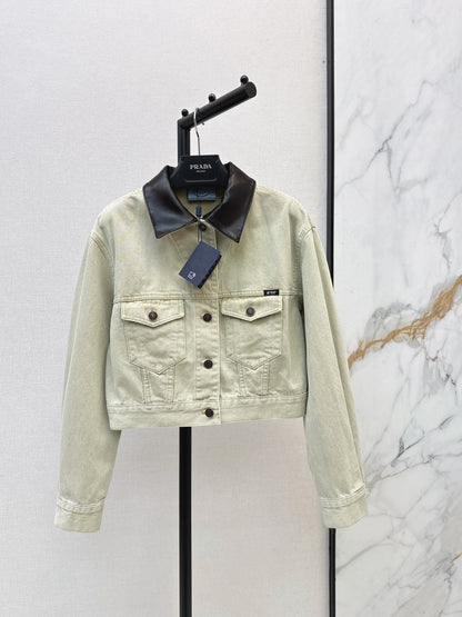 26 Fall/Winter Latest Retro Washed Short Denim Jacket