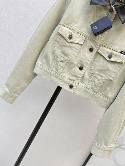 26 Fall/Winter Latest Retro Washed Short Denim Jacket