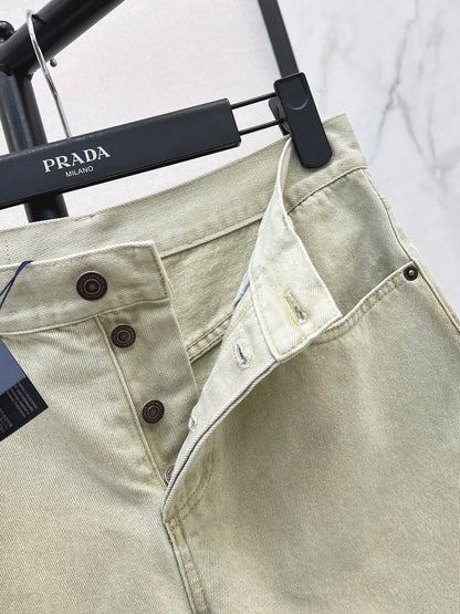 26 Fall/Winter Latest Washed Straight-Leg Denim Jeans