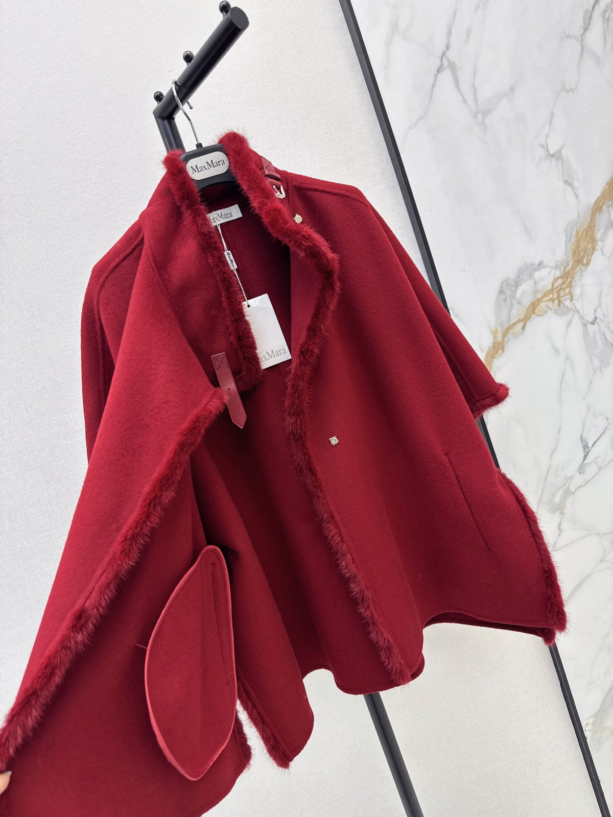 26 Fall/Winter Latest Birthday Holiday Edition Double-Sided Wool Cape Shawl Coat