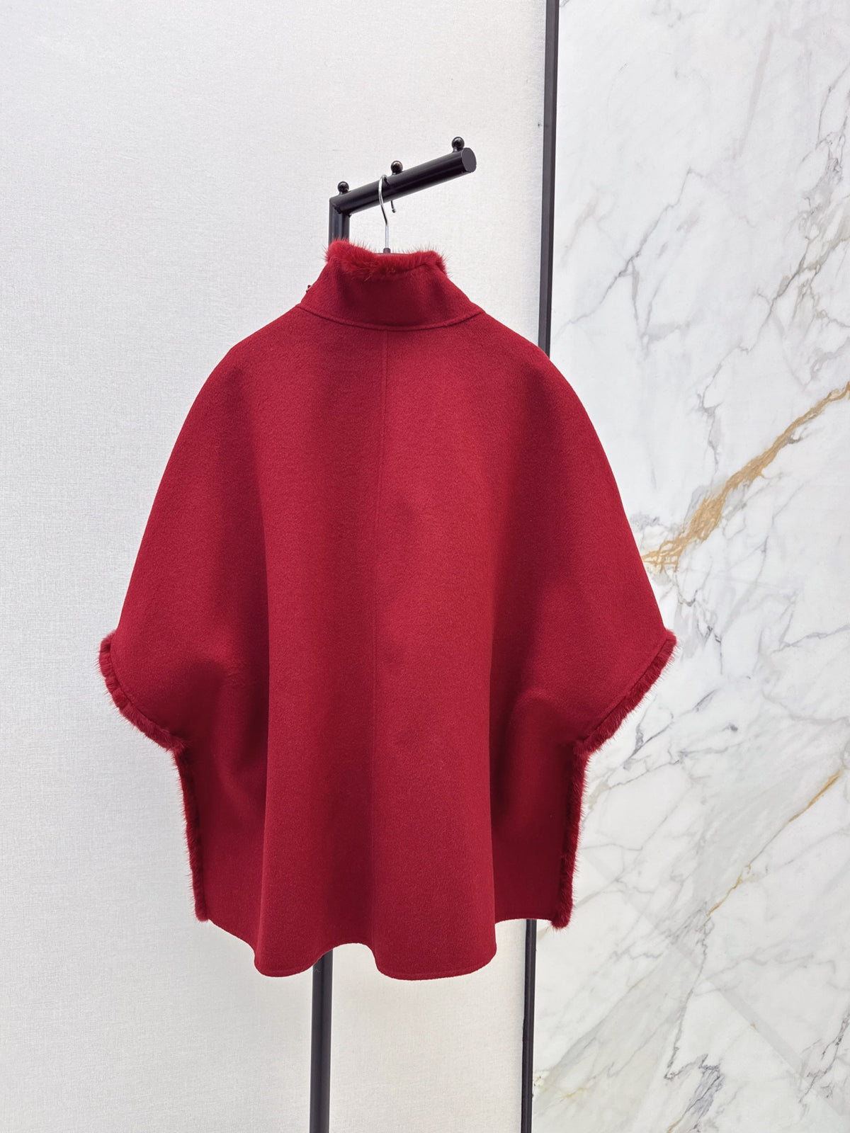 26 Fall/Winter Latest Birthday Holiday Edition Double-Sided Wool Cape Shawl Coat