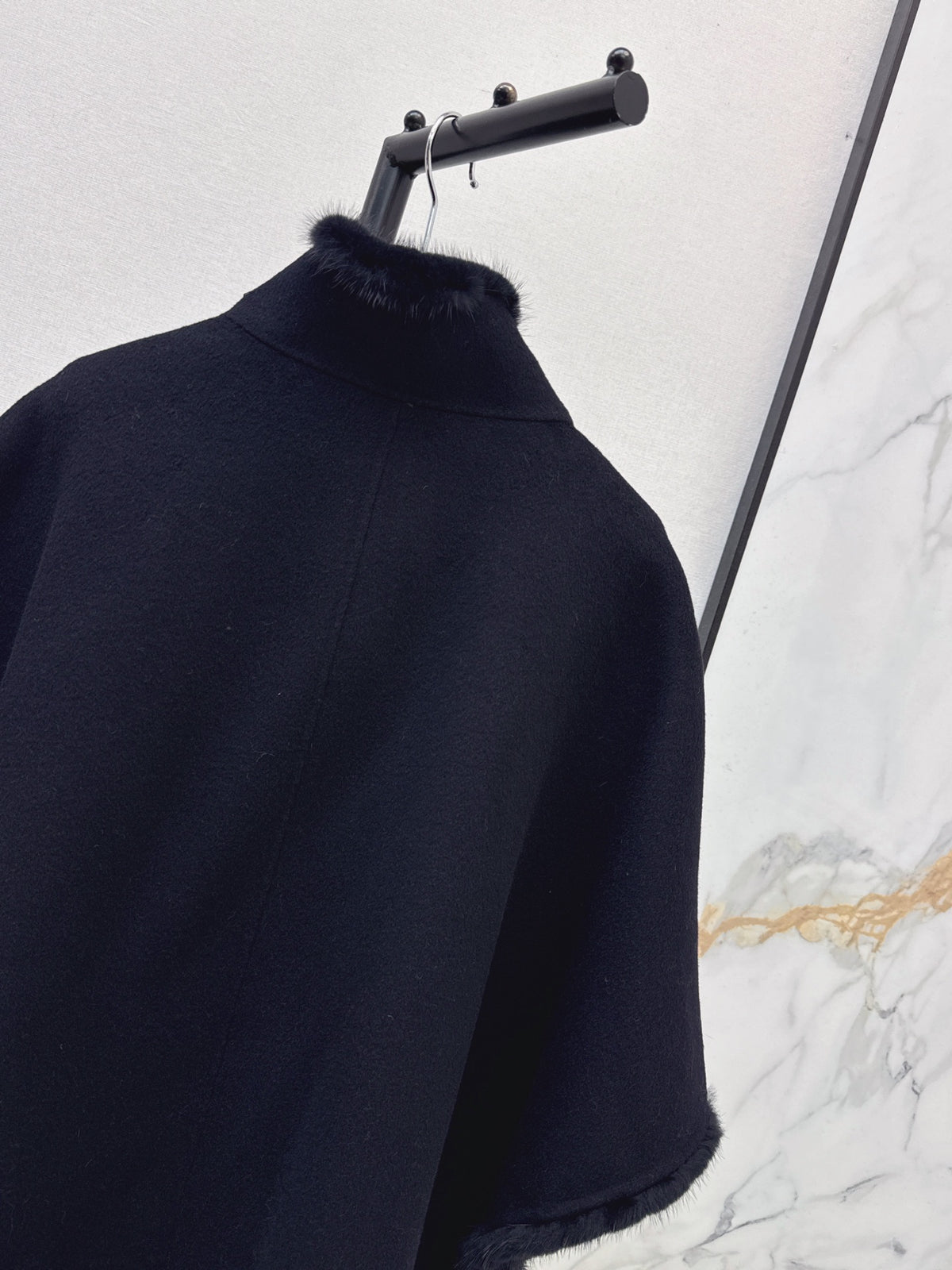 26 Fall/Winter Latest Birthday Holiday Edition Double-Sided Wool Cape Shawl Coat