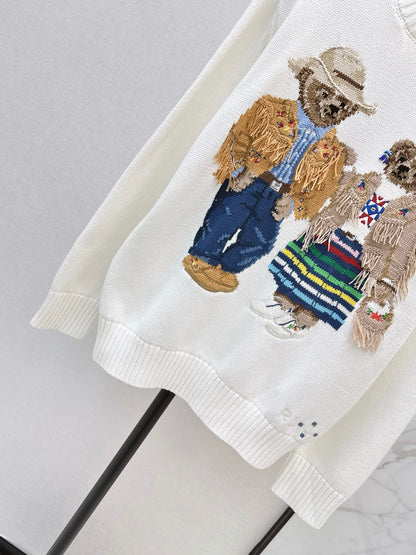 26 Fall/Winter Latest Bear Crew Neck Sweater