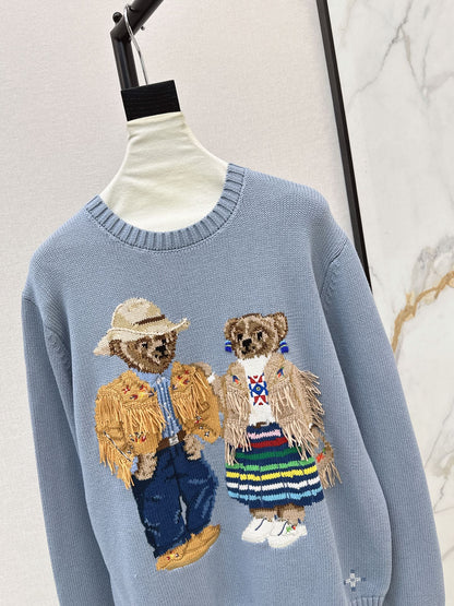 26 Fall/Winter Latest Bear Crew Neck Sweater
