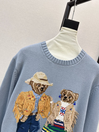 26 Fall/Winter Latest Bear Crew Neck Sweater