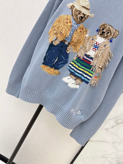 26 Fall/Winter Latest Bear Crew Neck Sweater