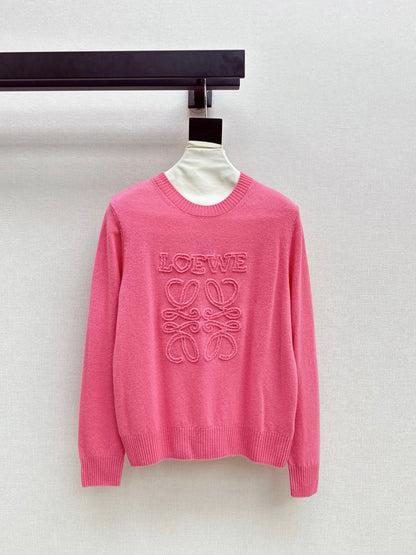 26New Early Autumn Logo-Embroidered Knit Pullover