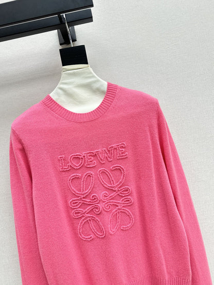 26New Early Autumn Logo-Embroidered Knit Pullover