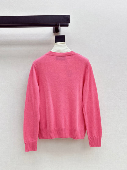 26New Early Autumn Logo-Embroidered Knit Pullover