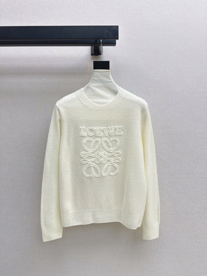 26New Early Autumn Logo-Embroidered Knit Pullover