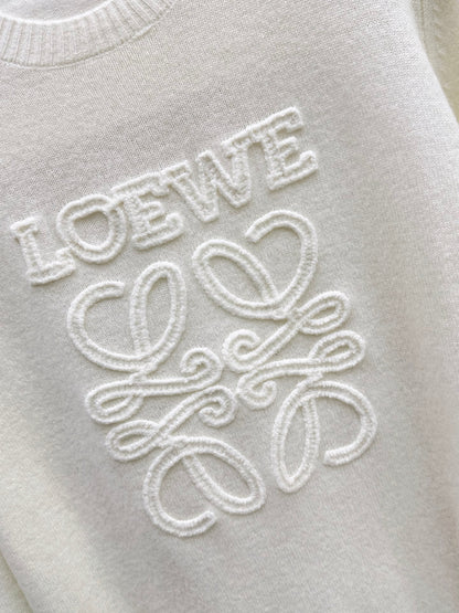 26New Early Autumn Logo-Embroidered Knit Pullover