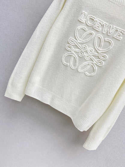 26New Early Autumn Logo-Embroidered Knit Pullover