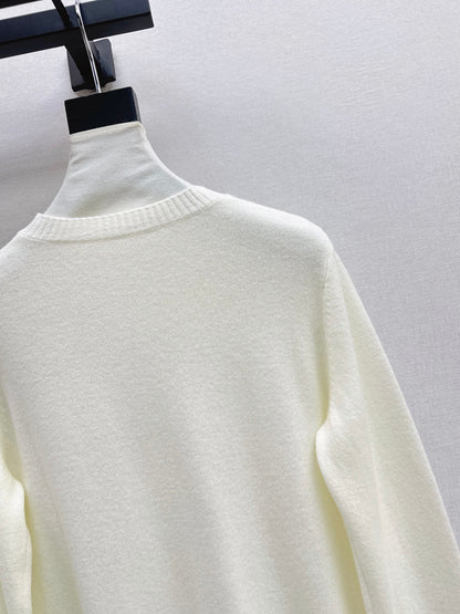 26New Early Autumn Logo-Embroidered Knit Pullover