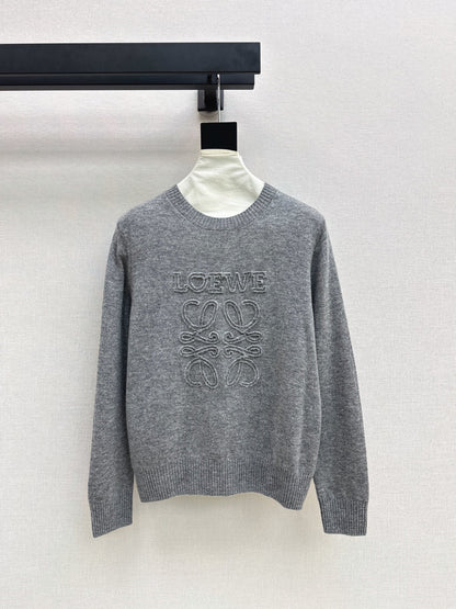 26New Early Autumn Logo-Embroidered Knit Pullover