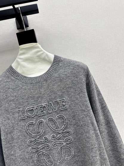 26New Early Autumn Logo-Embroidered Knit Pullover