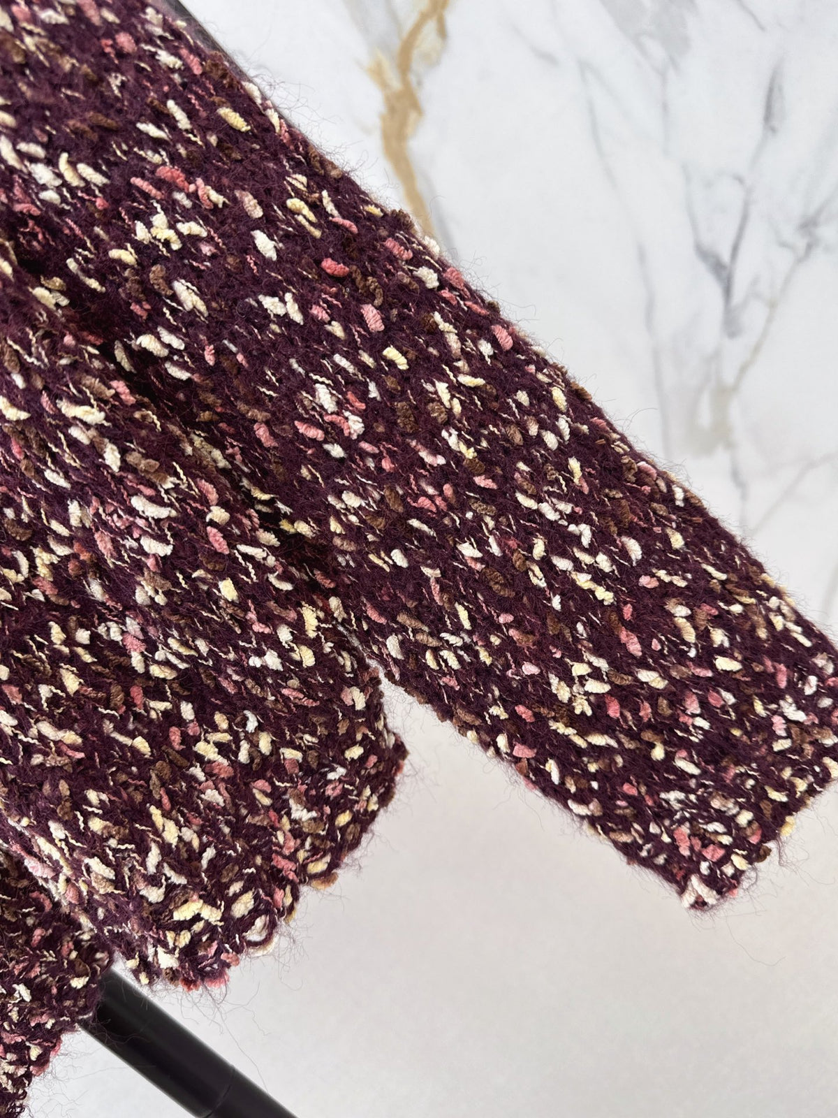 26New Early Autumn Custom-Knit Heathered Crew-Neck Sweater