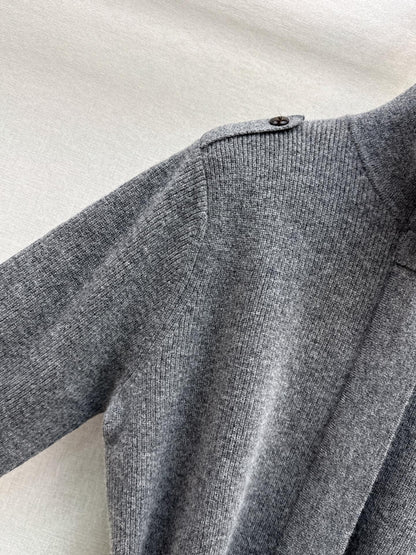 26Early Autumn New Arrival: Logo-Embellished Stand-Collar Cardigan
