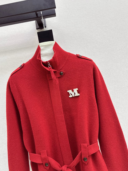 26Early Autumn New Arrival: Logo-Embellished Stand-Collar Cardigan