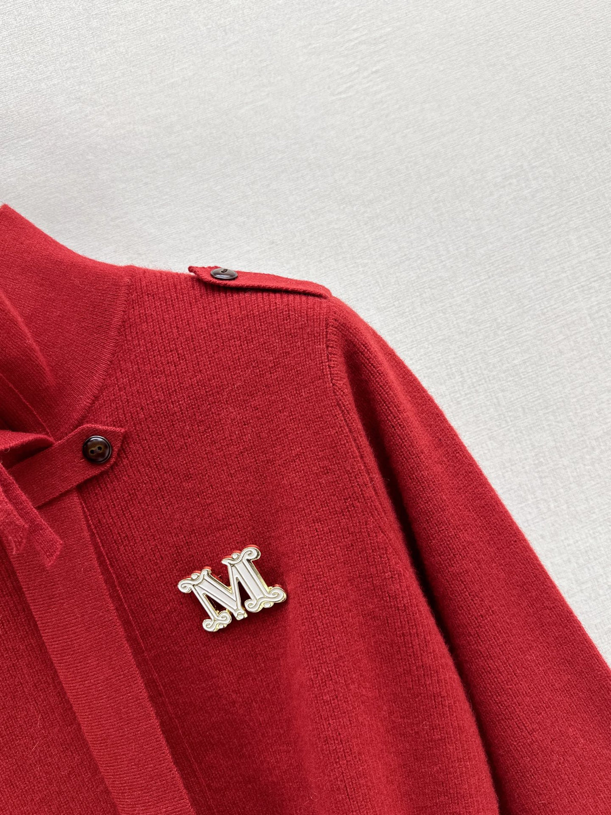 26Early Autumn New Arrival: Logo-Embellished Stand-Collar Cardigan