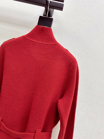 26Early Autumn New Arrival: Logo-Embellished Stand-Collar Cardigan