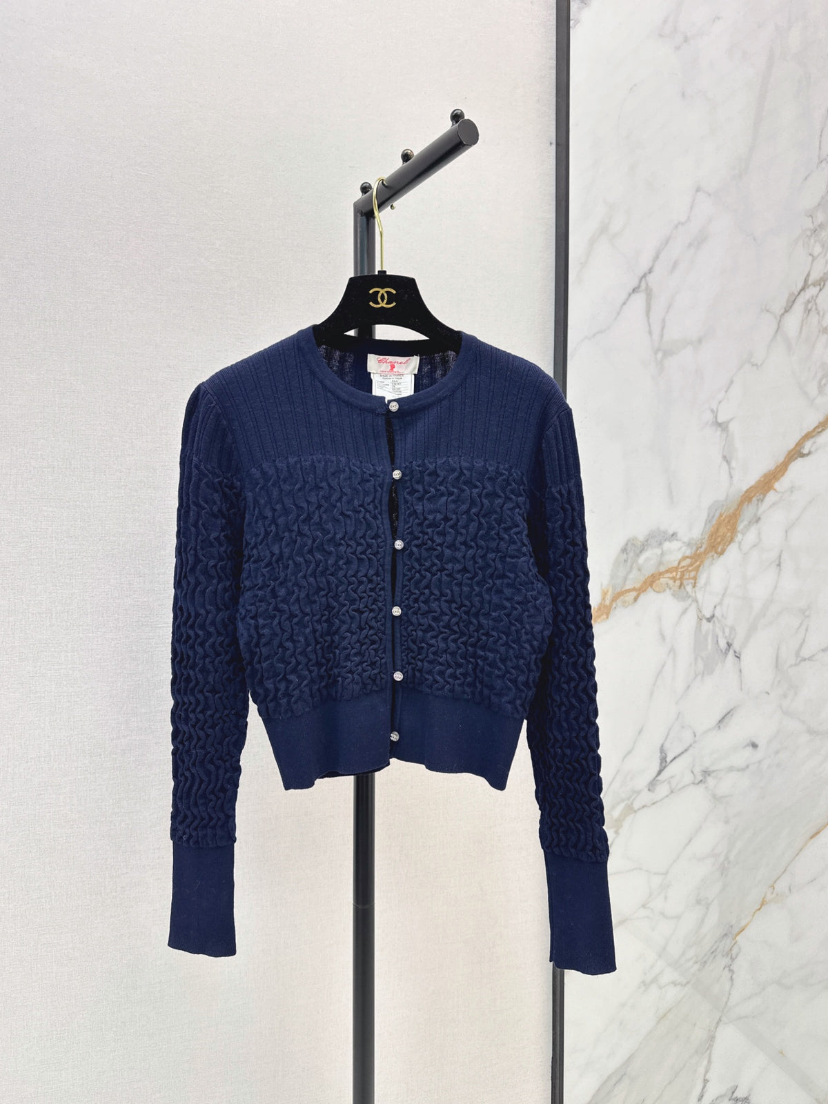 26Latest Autumn/Winter Vintage Crew-Neck Knit Cardigan