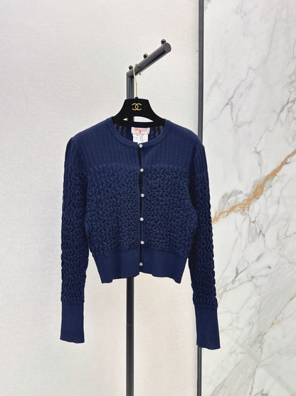 26Latest Autumn/Winter Vintage Crew-Neck Knit Cardigan