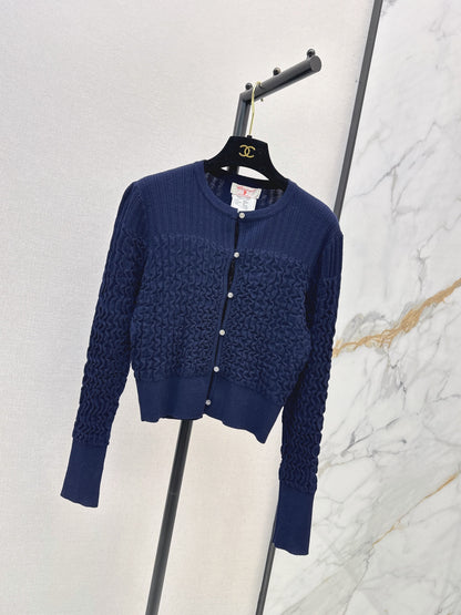 26Latest Autumn/Winter Vintage Crew-Neck Knit Cardigan