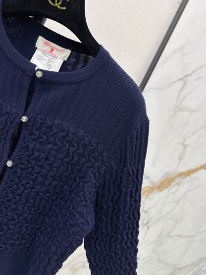 26Latest Autumn/Winter Vintage Crew-Neck Knit Cardigan