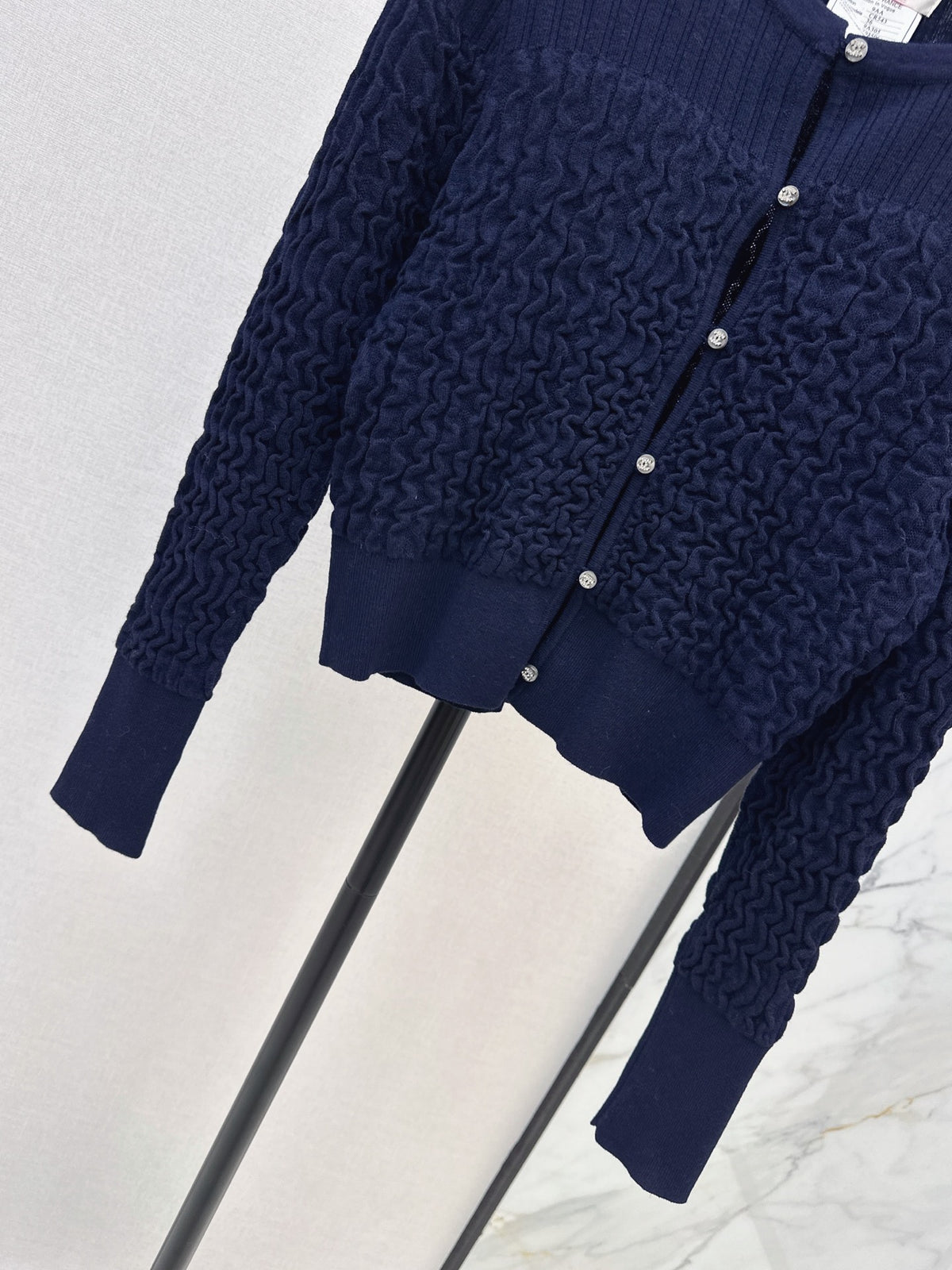 26Latest Autumn/Winter Vintage Crew-Neck Knit Cardigan