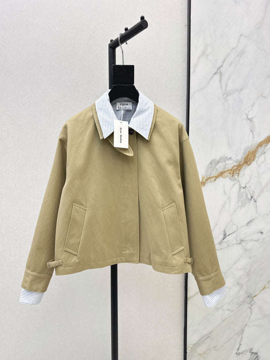26Latest Autumn/Winter Color-Block "Faux-Layered" Jacket