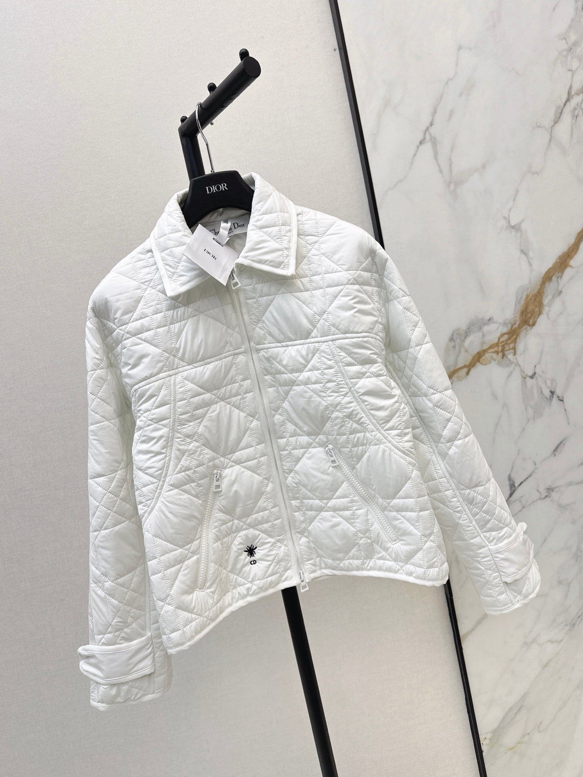 26Latest Autumn/Winter Collared Quilted Jacket (Diamond/Trellis Pattern)