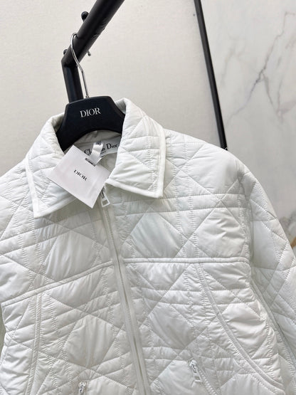 26Latest Autumn/Winter Collared Quilted Jacket (Diamond/Trellis Pattern)