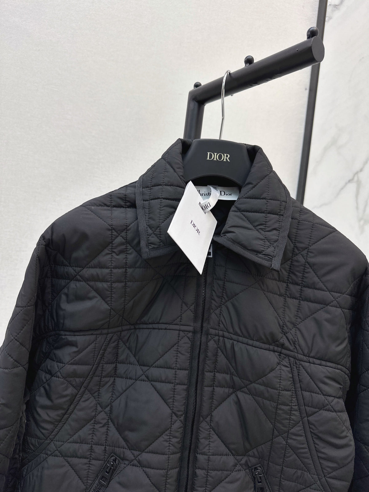 26Latest Autumn/Winter Collared Quilted Jacket (Diamond/Trellis Pattern)