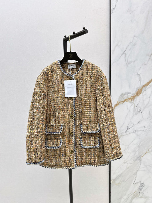 26Latest Autumn/Winter "Chanel-style" Woven Goose Down Jacket