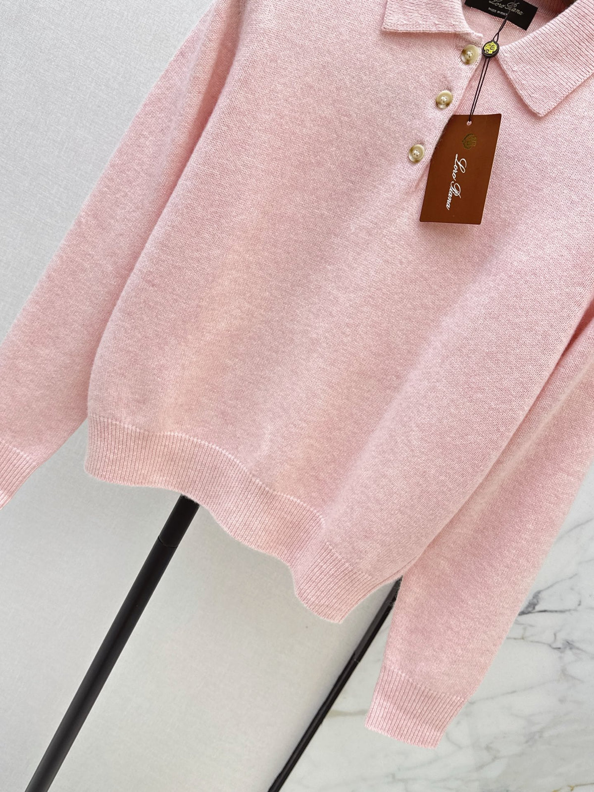 26Latest Autumn/Winter Half-Placket Cashmere Sweater